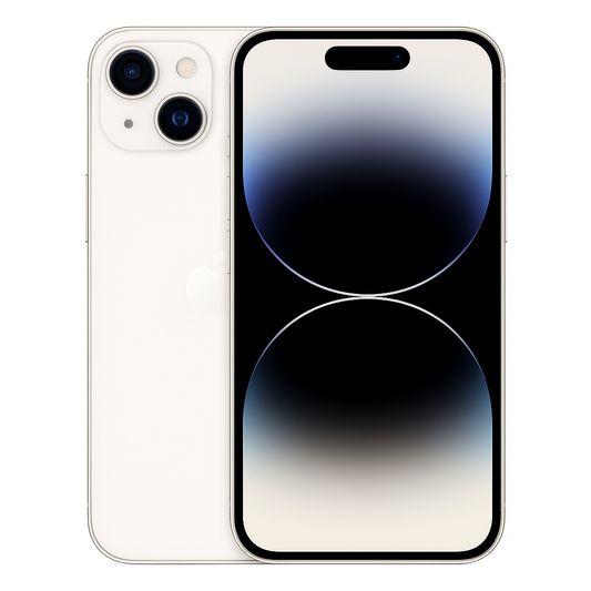 iPhone 14 128 Go Lumière Stellaire  - Blanc - Grade A